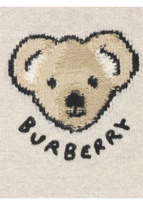 Cardigan unisex beige in lana Burberry | 8109387/MABEIGE