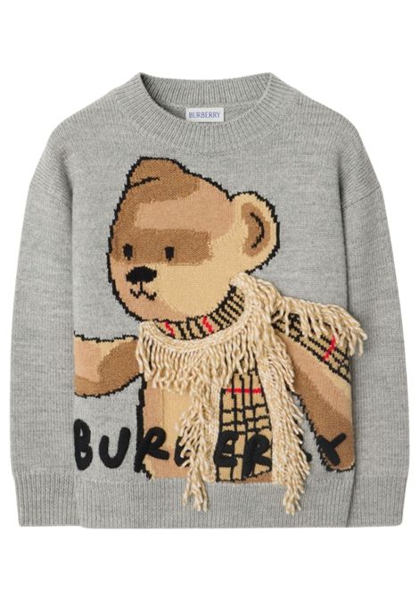 Unisex gray wool sweater Burberry | 8109458/MAGRIGIO