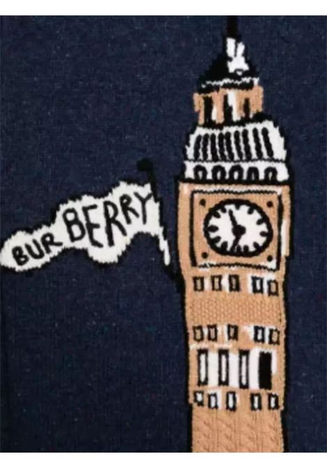 Blue wool sweater for children Burberry | 8109516/MABLU