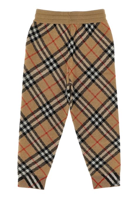 Pantalone unisex check in lana Burberry | 8113327/MACHECK