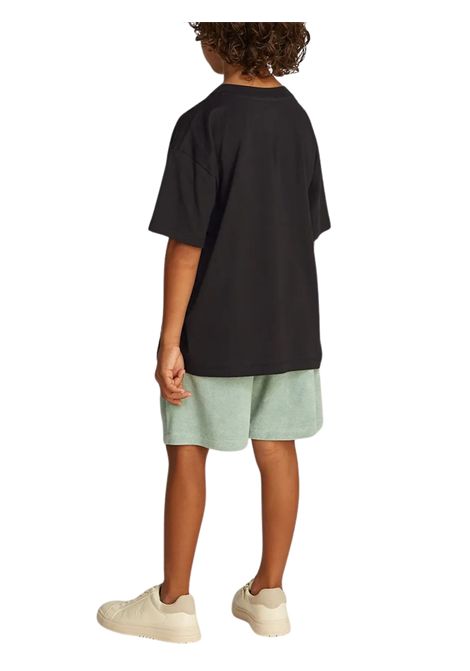 Black cotton T-shirt for children CALVIN KLEIN | 4500568750/DEBNERO