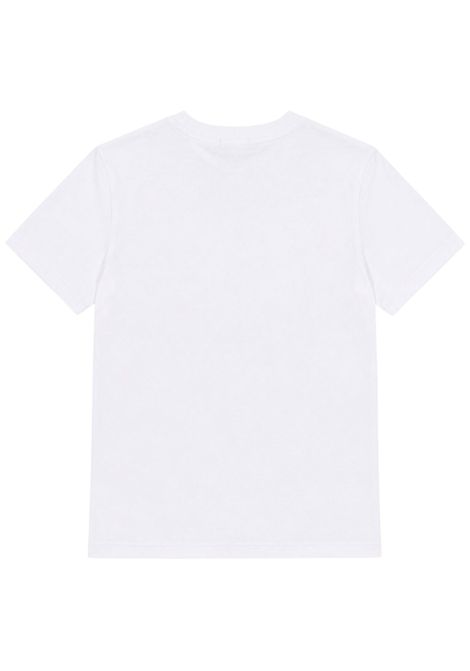 T-shirt unisex bianca in cotone CALVIN KLEIN | IB0IB01647/DEBBIANCO