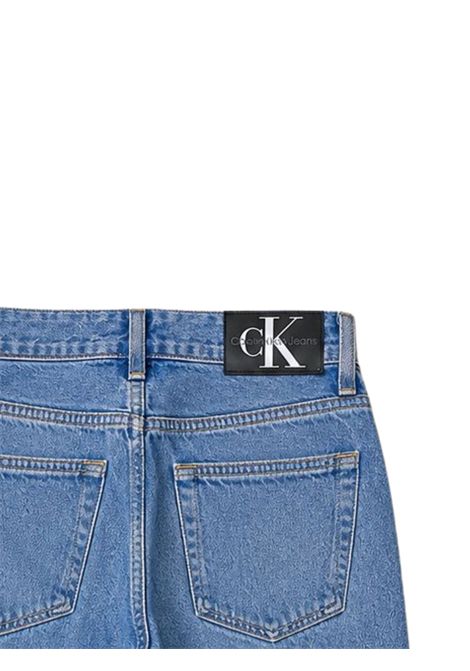 Jeans unisex blu in cotone CALVIN KLEIN | IB0IB01778/DEBDENIM