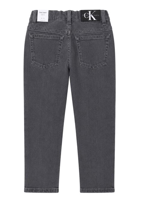 Jeans unisex grigio in cotone CALVIN KLEIN | IB0IB01783/DEBGRIGIO