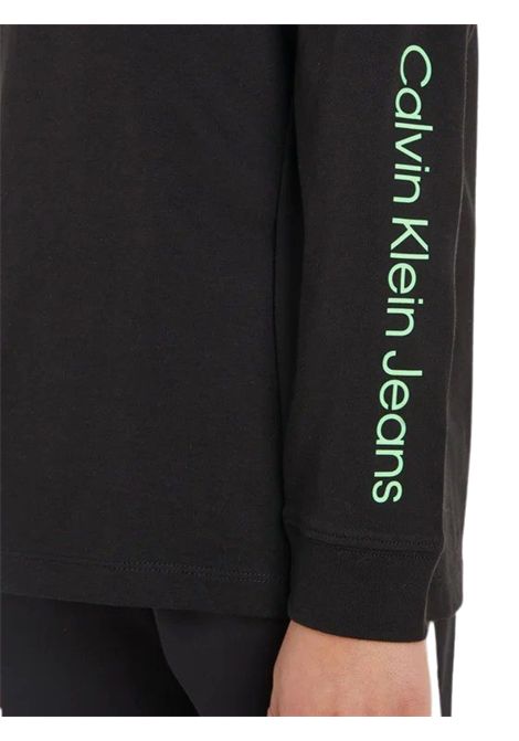 Black unisex cotton T-shirt CALVIN KLEIN | IB0IB1897/DEBNERO