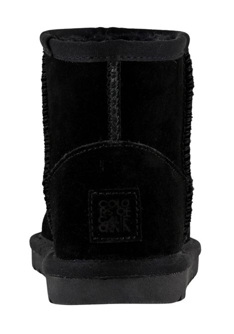 Black suede girls' shoes COLORS OF CALIFORNIA | YK001/PIANERO