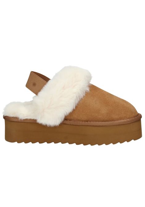 Camel suede girls' shoes COLORS OF CALIFORNIA | YKPLA07/PIACAMMELLO
