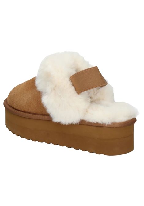Camel suede girls' shoes COLORS OF CALIFORNIA | YKPLA07/PIACAMMELLO