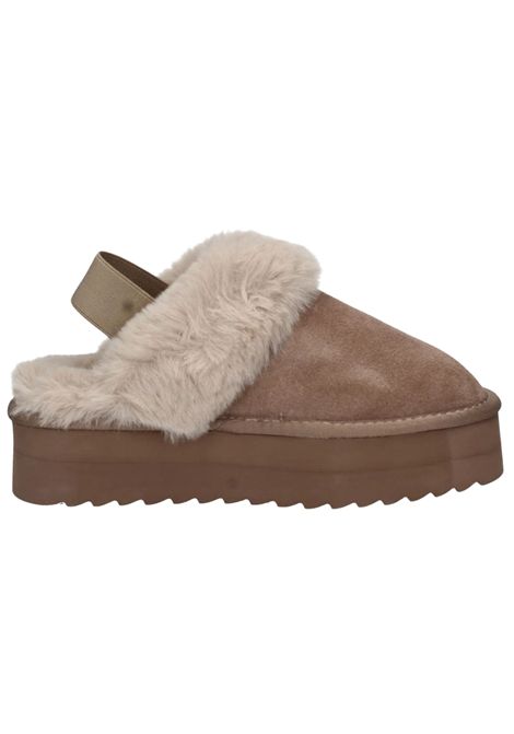 Gray suede girls' shoes COLORS OF CALIFORNIA | YKPLA07/PIAGRIGIO