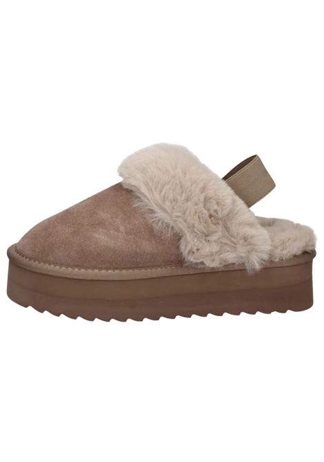 Gray suede girls' shoes COLORS OF CALIFORNIA | YKPLA07/PIAGRIGIO