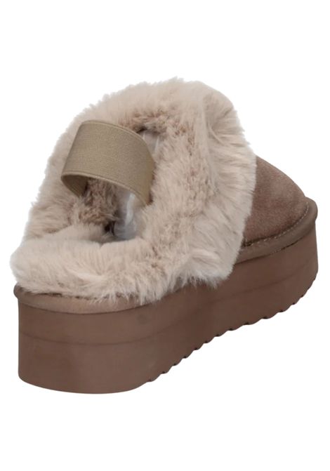 Gray suede girls' shoes COLORS OF CALIFORNIA | YKPLA07/PIAGRIGIO