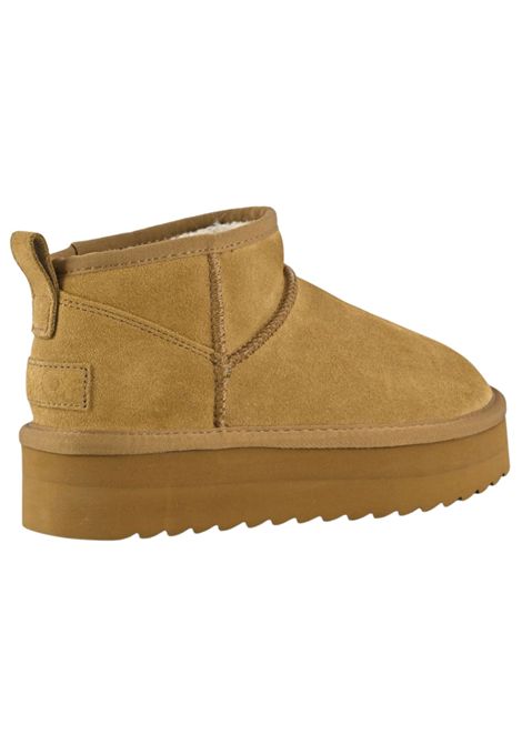 Camel suede girls' shoes COLORS OF CALIFORNIA | YWPLA01/PIACAMMELLO