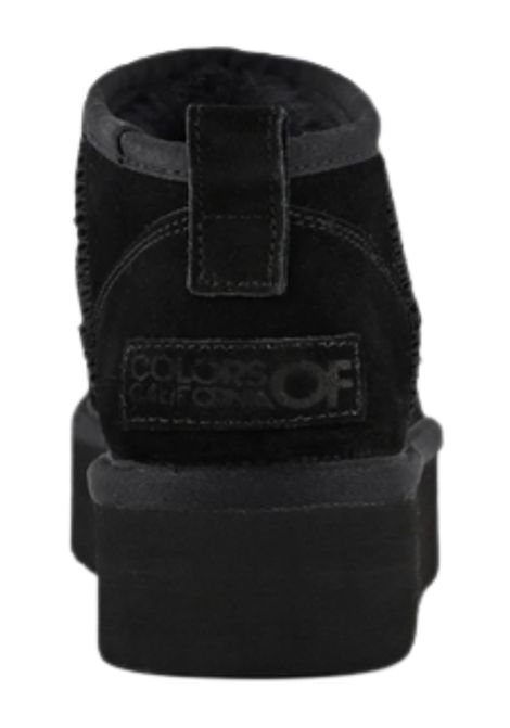 Black suede girls' shoes COLORS OF CALIFORNIA | YWPLA01/PIANERO