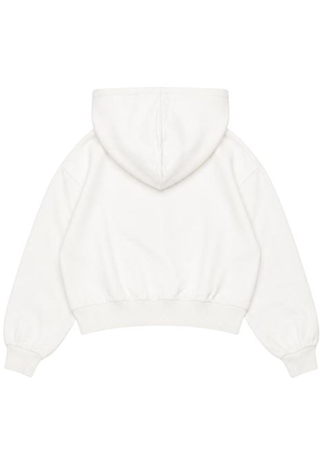 Cream cotton sweatshirt for girls CONVERSE | 4CH859/DEBPANNA