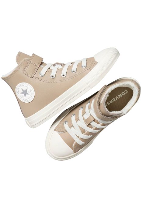 Scarpe bambino beige in pelle CONVERSE | A14332C/PIABEIGE