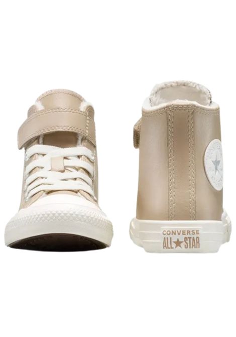 Scarpe bambino beige in pelle CONVERSE | A14332C/PIABEIGE