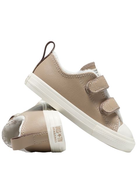 Scarpe bambino beige in pelle CONVERSE | A14340C/PIABEIGE