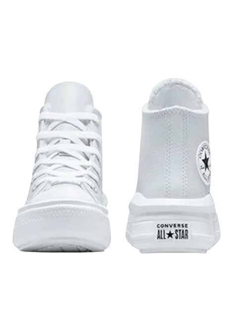 Scarpe bambina grigie in pelle CONVERSE | A14416C/PIAGRIGIO