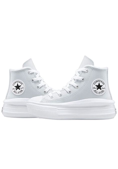 Scarpe bambina grigie in pelle CONVERSE | A14416C/PIAGRIGIO