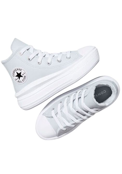 Scarpe bambina grigie in pelle CONVERSE | A14416C/PIAGRIGIO