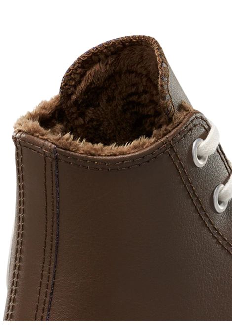 Scarpe bambina marrone in pelle CONVERSE | A16431C/PIAMARRONE
