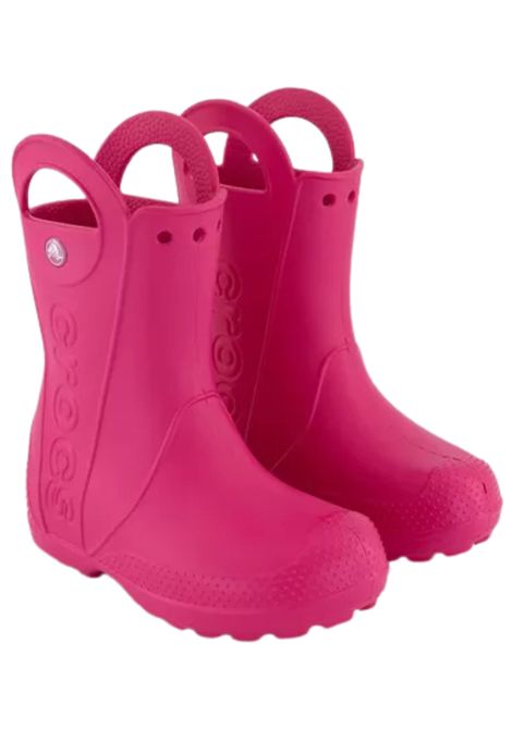 Pink girls' rain boots CROCS | 12803A/PIAROSA