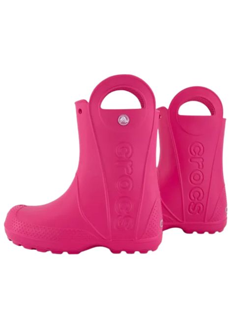 Pink girls' rain boots CROCS | 12803A/PIAROSA
