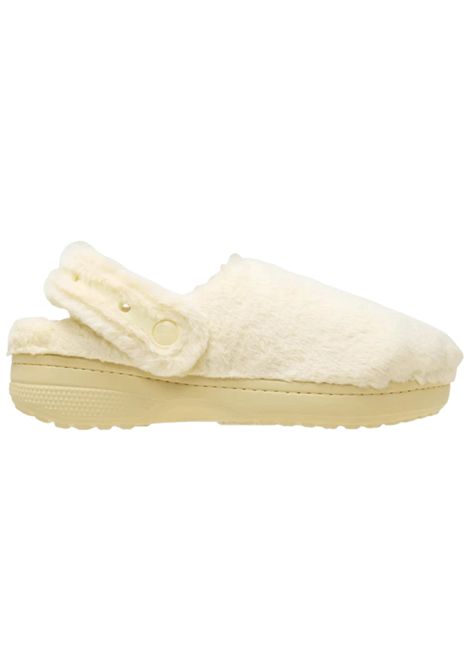 Crocs unisex clog in cream fur CROCS | 211116/PIAPANNA