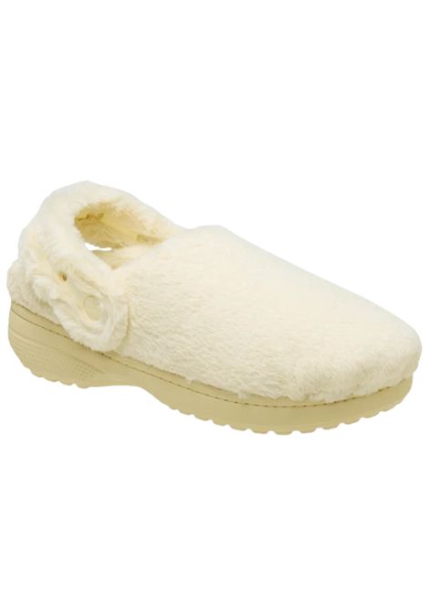 Crocs unisex clog in cream fur CROCS | 211116/PIAPANNA