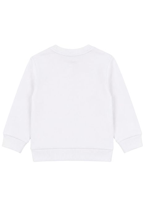 Felpa neonato bianca in cotone DANIELE ALESSANDRINI | 00114/ANBIANCO
