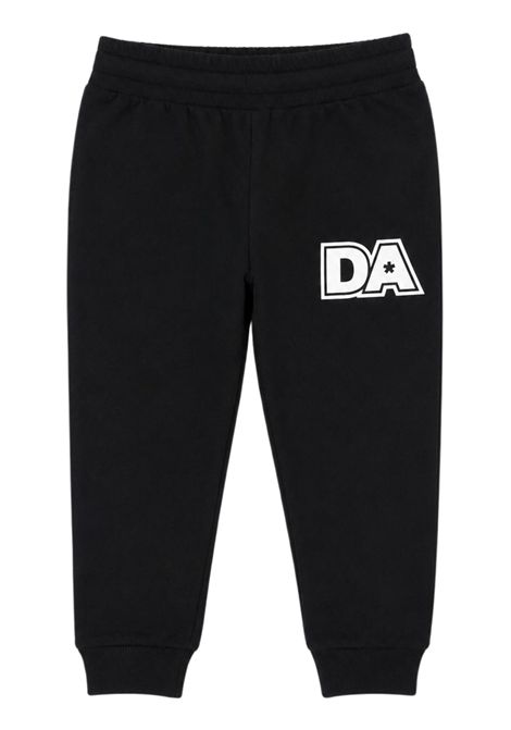 Pantalone neonato nero in cotone DANIELE ALESSANDRINI | 00116/ANNERO