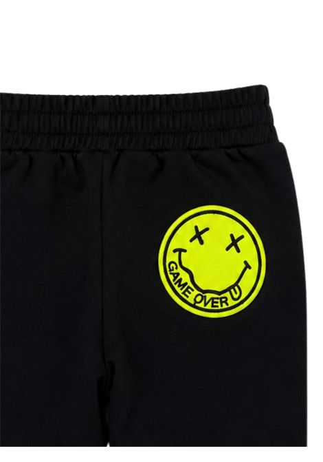 Pantalone neonato nero in cotone DANIELE ALESSANDRINI | 00116/ANNERO