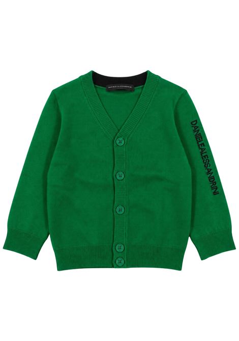 Cardigan neonato in misto viscosa DANIELE ALESSANDRINI | 00124/ANVERDE