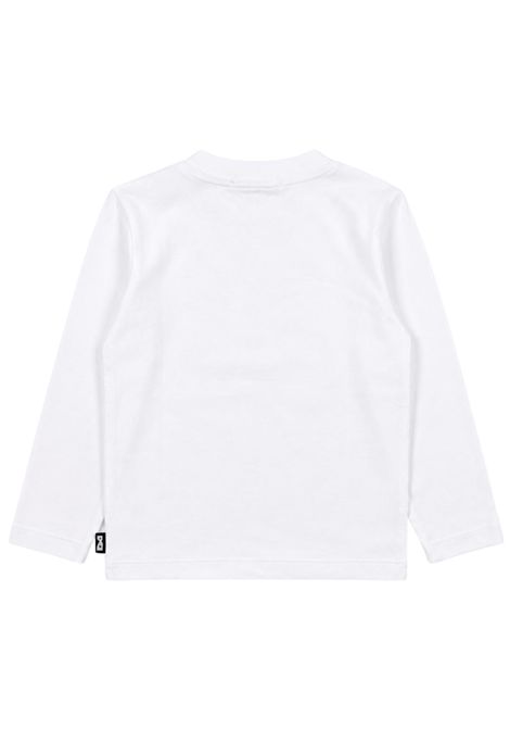 T-shirt neonato bianca in cotone DANIELE ALESSANDRINI | 00140/ANBIANCO