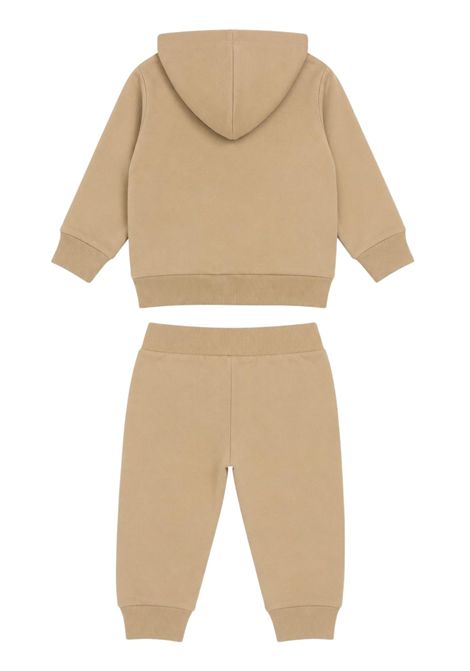 Completo neonato beige in cotone DANIELE ALESSANDRINI | 00145/ANBEIGE