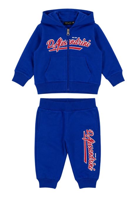 Completo neonato blu in cotone DANIELE ALESSANDRINI | 00146/ANBLU
