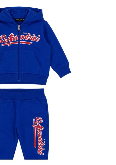 Completo neonato blu in cotone DANIELE ALESSANDRINI | 00146/ANBLU