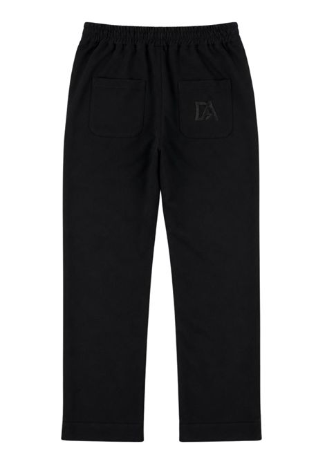 Pantalone bambino nero in viscosa DANIELE ALESSANDRINI | 00208/ANNERO