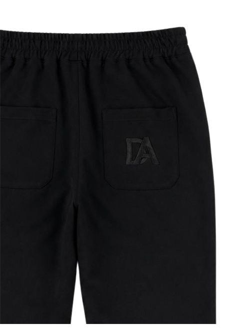 Pantalone bambino nero in viscosa DANIELE ALESSANDRINI | 00208/ANNERO