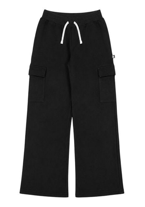 Black cotton trousers for children DANIELE ALESSANDRINI | 00214/ANNERO
