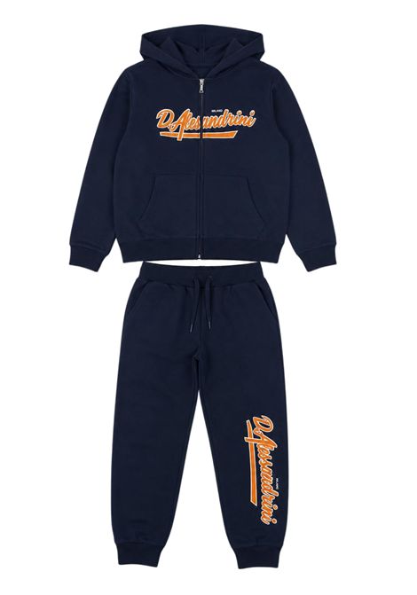 Completo bambino blu in cotone DANIELE ALESSANDRINI | 00258/ANBLU
