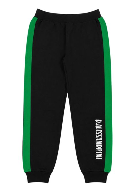 Pantalone bambino nero in cotone DANIELE ALESSANDRINI | T00257/ANNERO