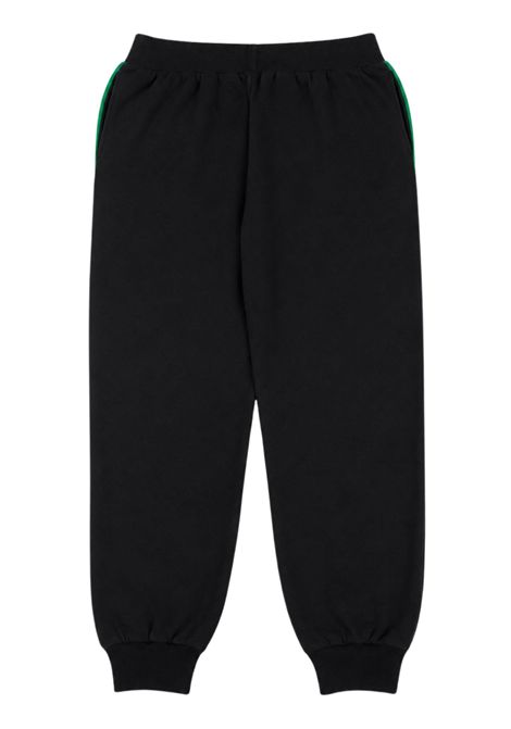 Black cotton trousers for children DANIELE ALESSANDRINI | T00257/ANNERO