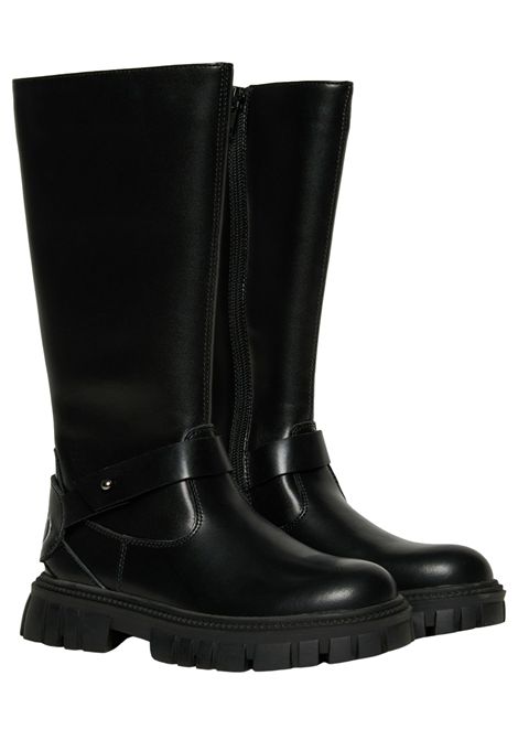 Stivali bambina neri in pelle DIESEL | 1042/PIANERO