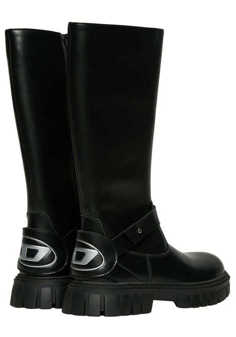 Stivali bambina neri in pelle DIESEL | 1042/PIANERO