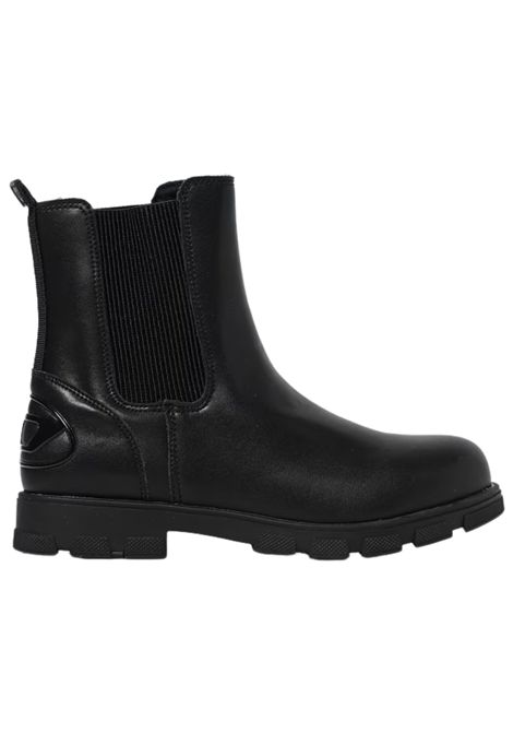 Stivali unisex neri in pelle DIESEL | 1046/PIANERO