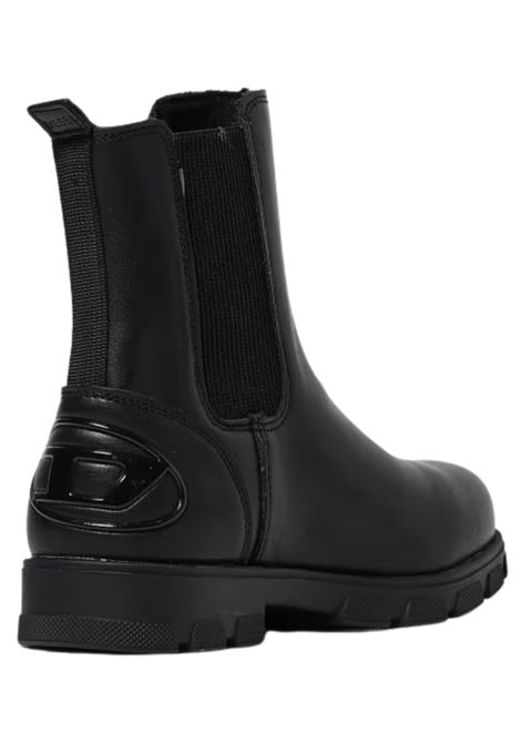 Stivali unisex neri in pelle DIESEL | 1046/PIANERO