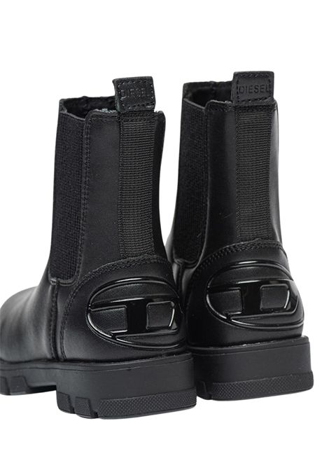Stivali unisex neri in pelle DIESEL | 1046/PIANERO