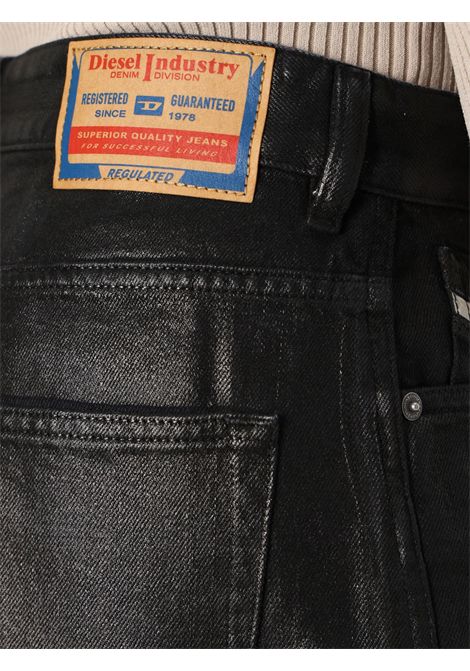 Bermuda unisex nero in cotone denim DIESEL | J02351/ANNERO