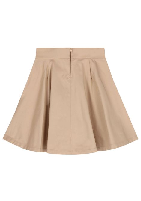 Gonna bambina beige in cotone DKNY | D62355/SUBEIGE